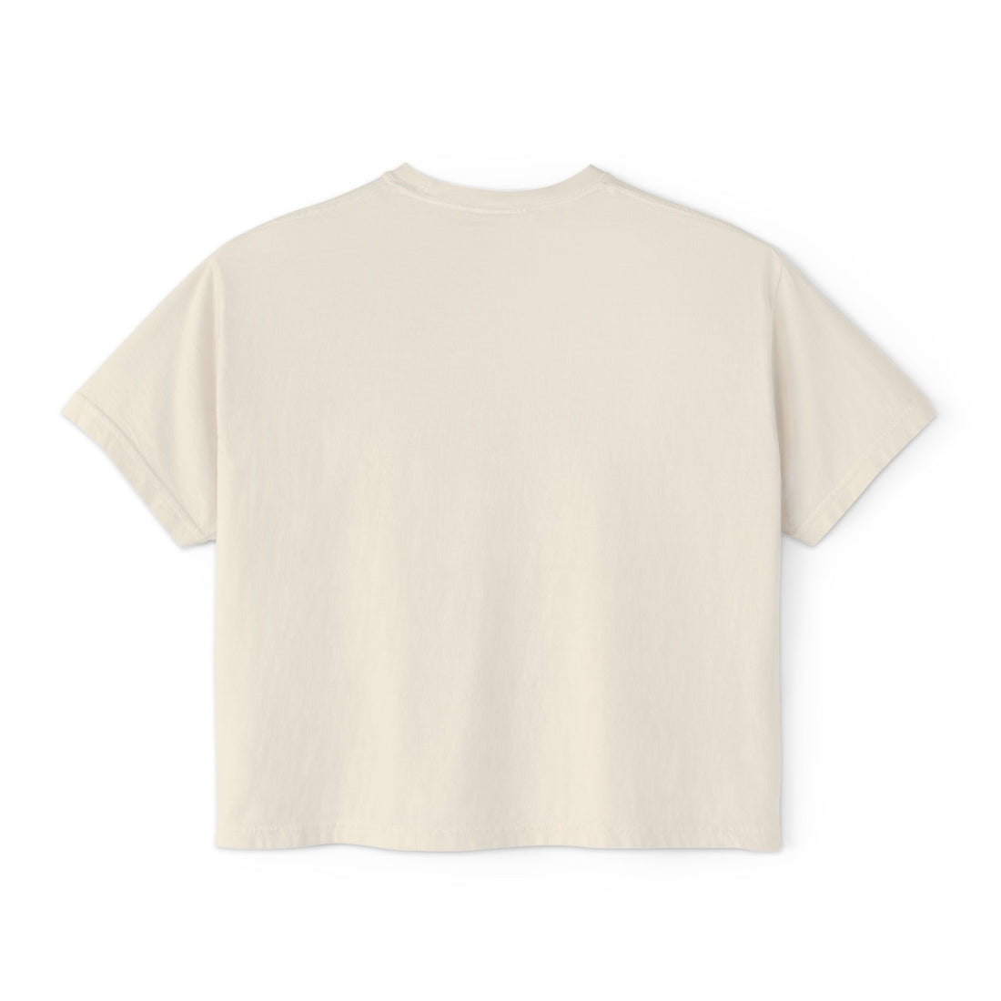 Women's Boxy Tee | Gold Dumbbell DR Fitness Logo