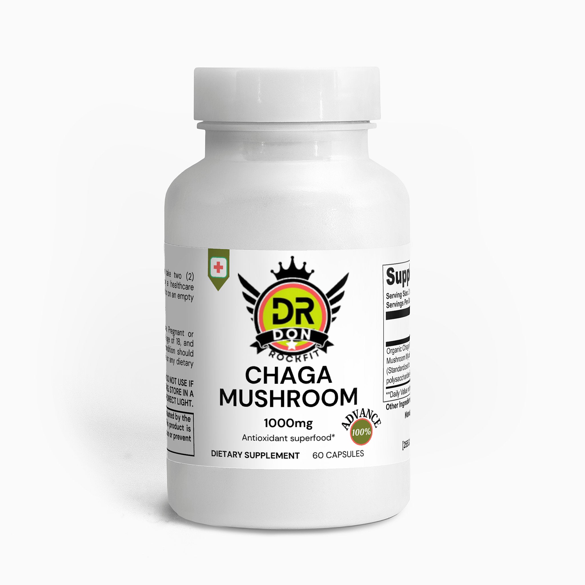 Chaga Mushroom – Powerful Antioxidant & Immune Support Supplement