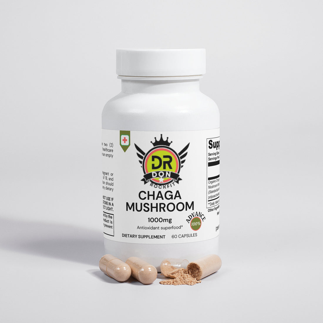 Chaga Mushroom – Powerful Antioxidant & Immune Support Supplement