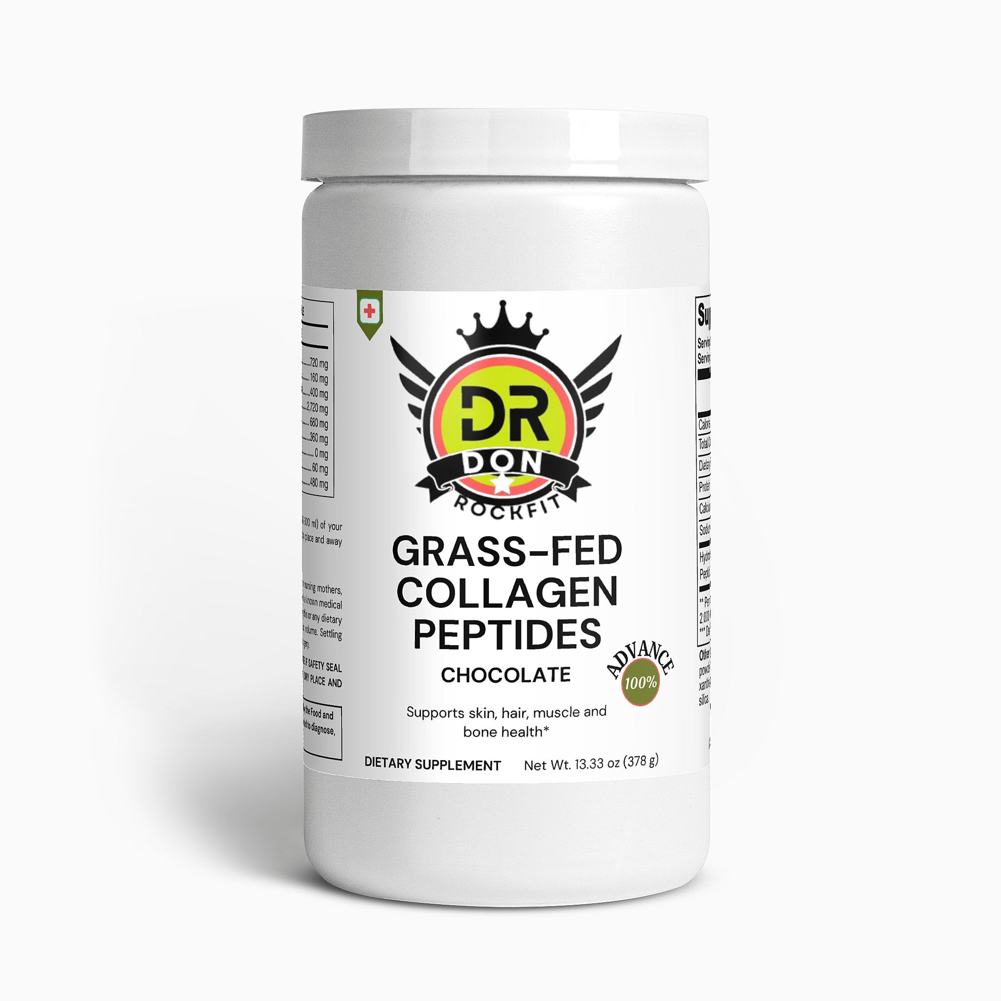 Grass-Fed Collagen Peptides Powder (Chocolate)