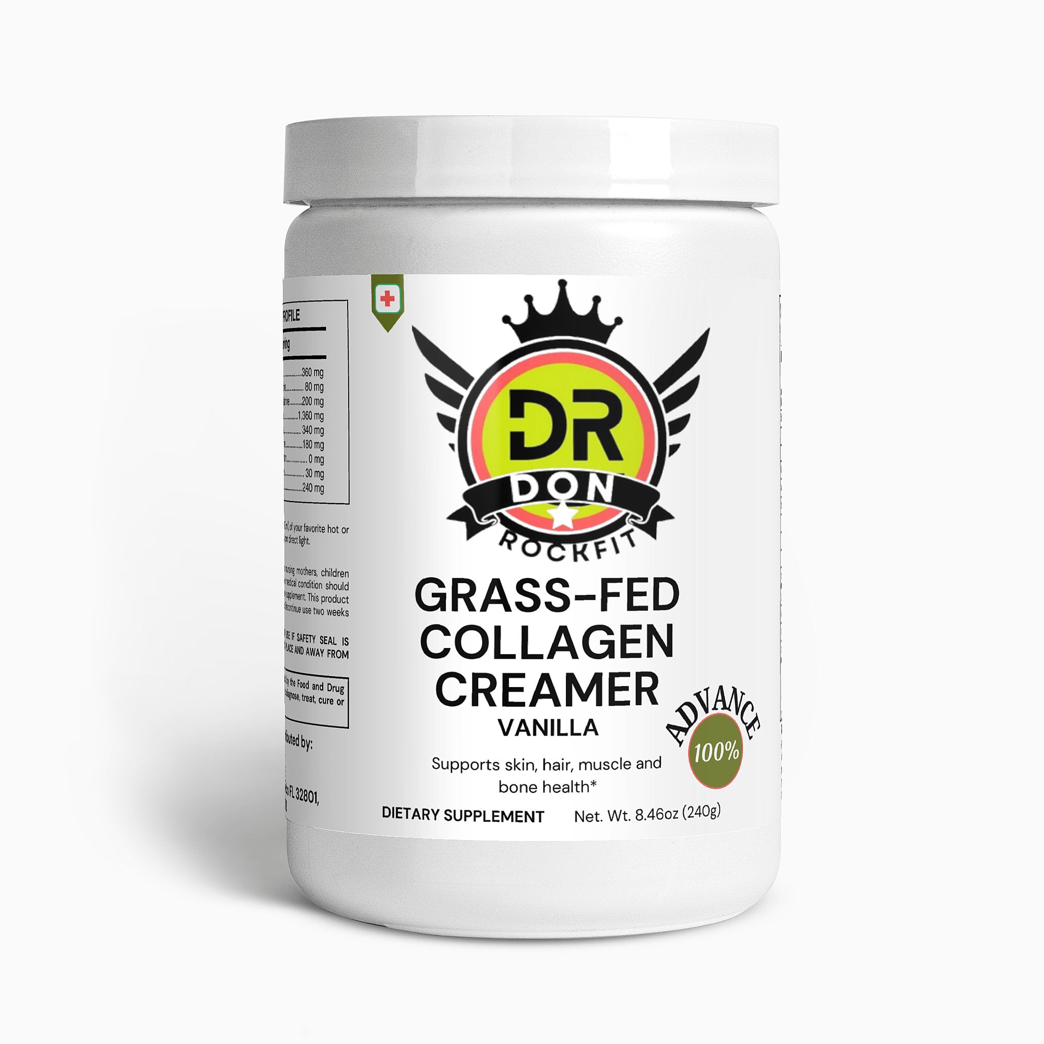Grass-Fed Collagen Creamer (Vanilla)