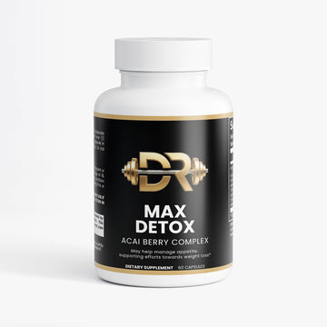Max Detox Acai Capsules – Fiber Cleanse & Digestive Support Formula