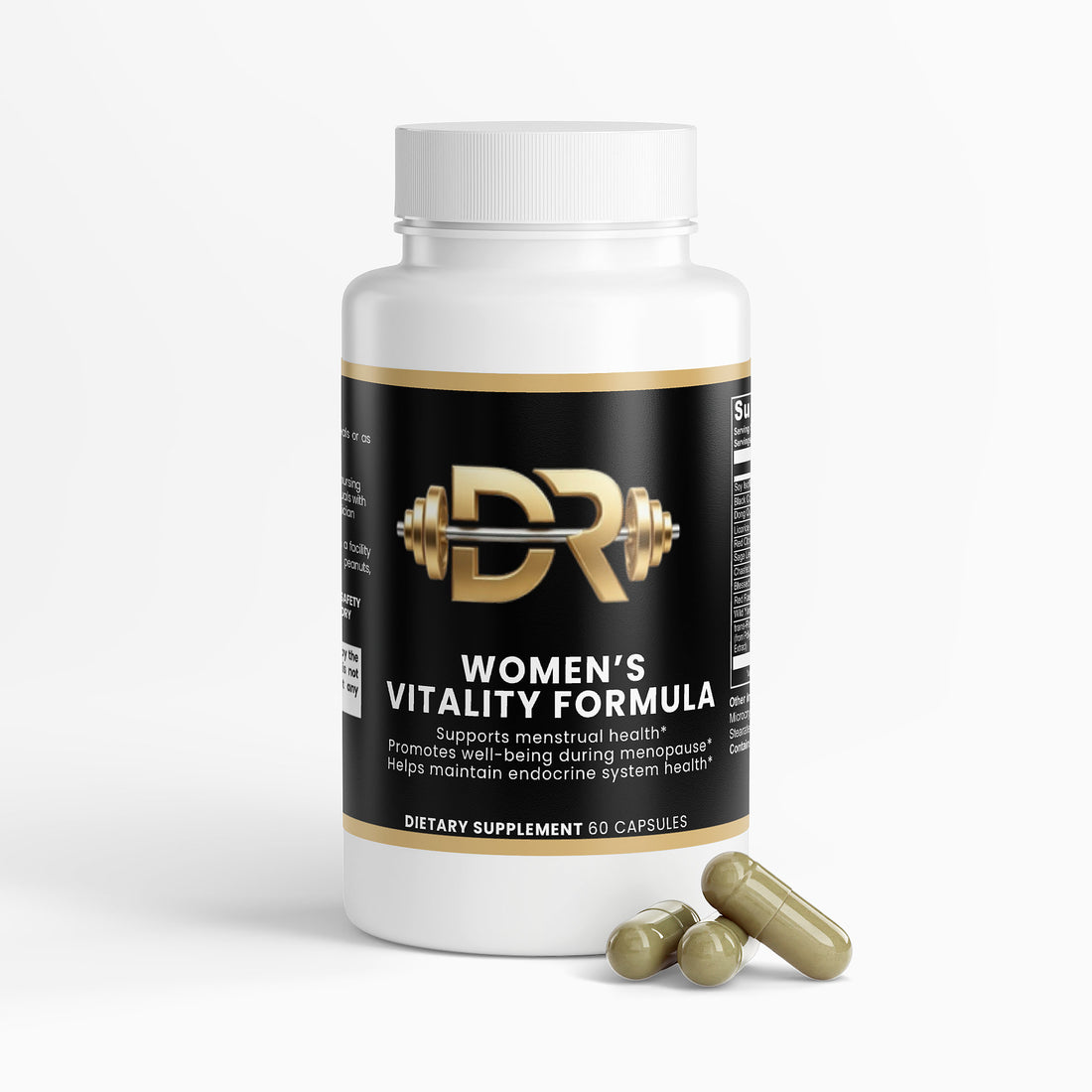 Women’s Vitality Formula – Hormonal Balance Support Supplement with Black Cohosh, Dong Quai & Red Clover | 60 Capsules