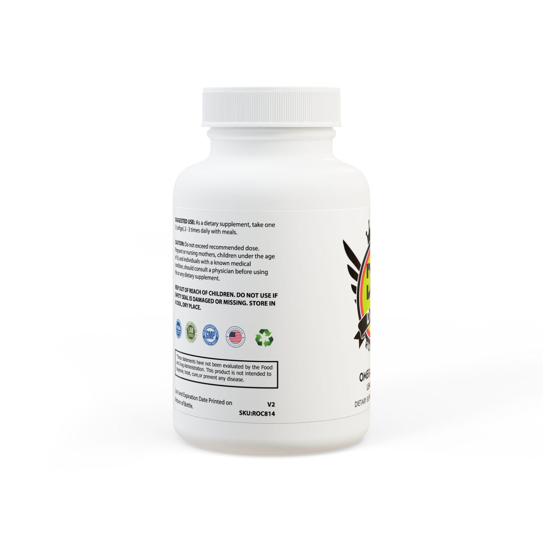 Omega 3 Fish Oil Supplement (60 Softgels)