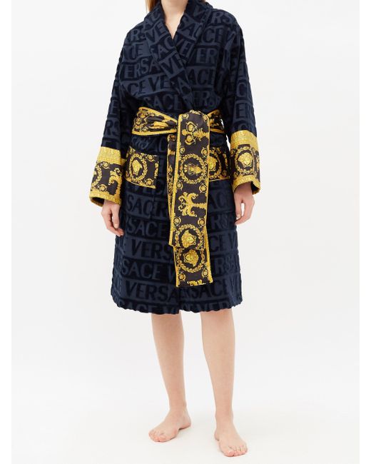 VERSACE - COTTON BATHROBE